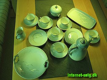 Porcelæn, glas, guld og sølv Sjælland